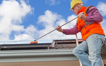 New Hedges soft wash roof cleaning